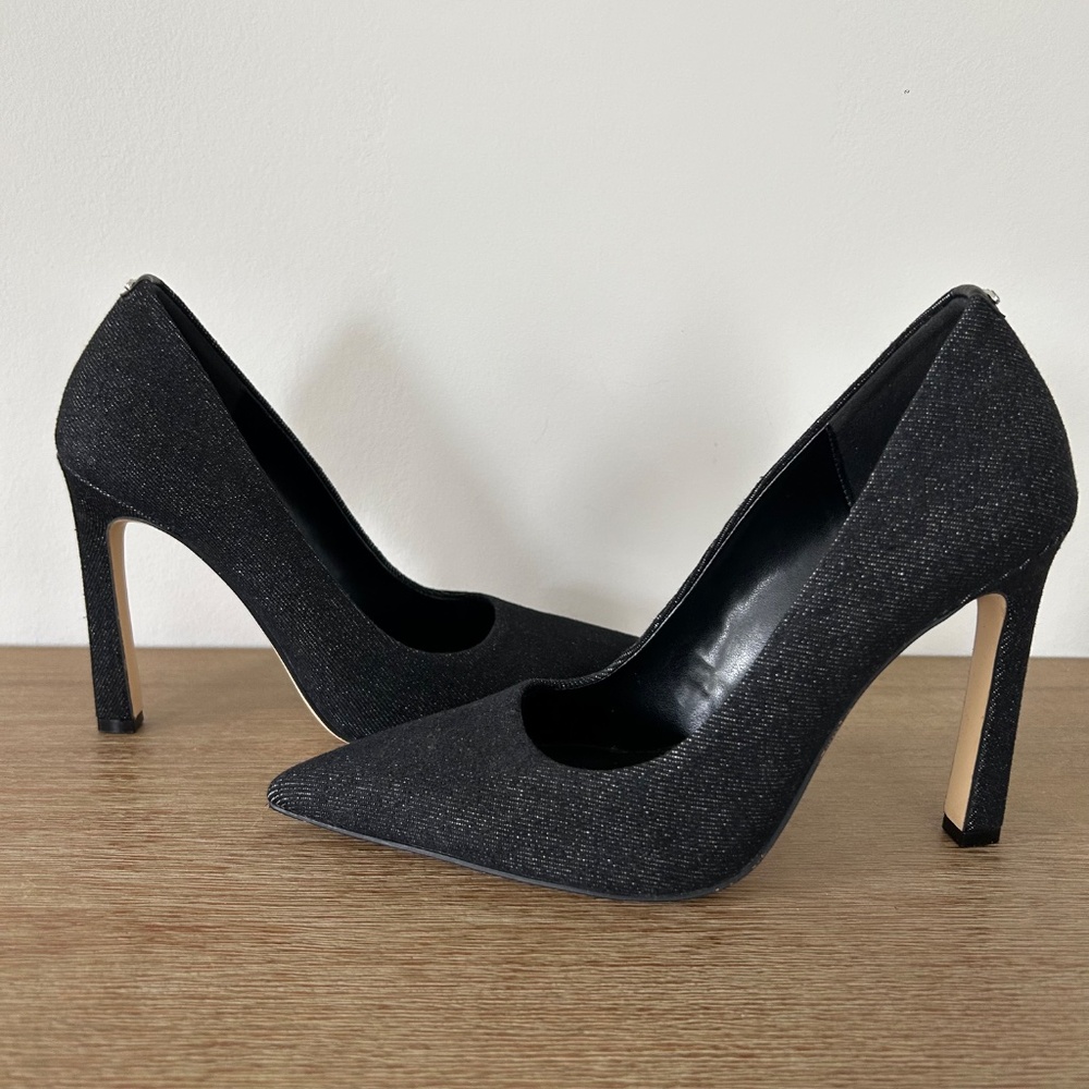 Michael Kors Amara Pump | Size 6M | Black Denim | Market Sample | New - Picture 9 of 13